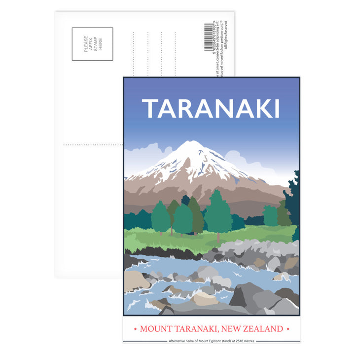 Mount Taranaki, Taranaki, New Zealand Postcard Pack