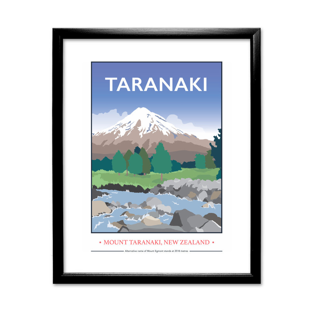 Mount Taranaki, Taranaki, New Zealand - Art Print