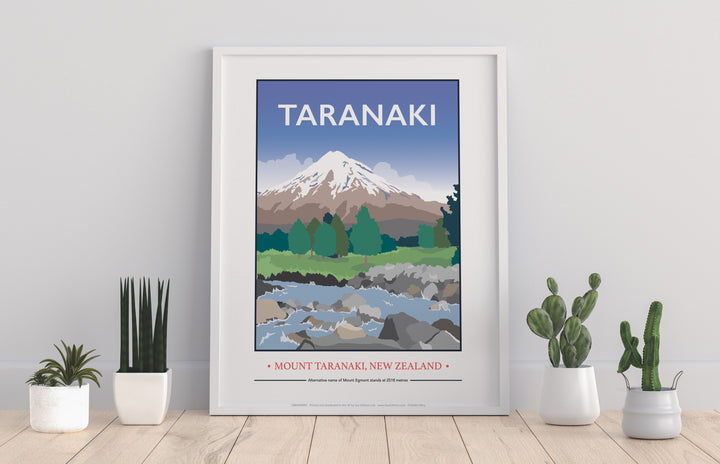 Mount Taranaki, Taranaki, New Zealand - Art Print