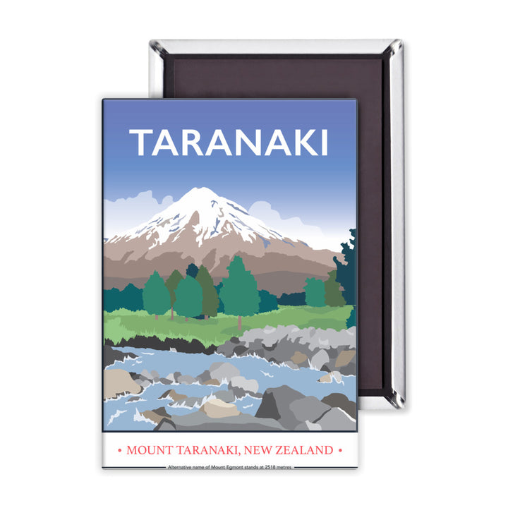 Mount Taranaki, Taranaki, New Zealand Magnet