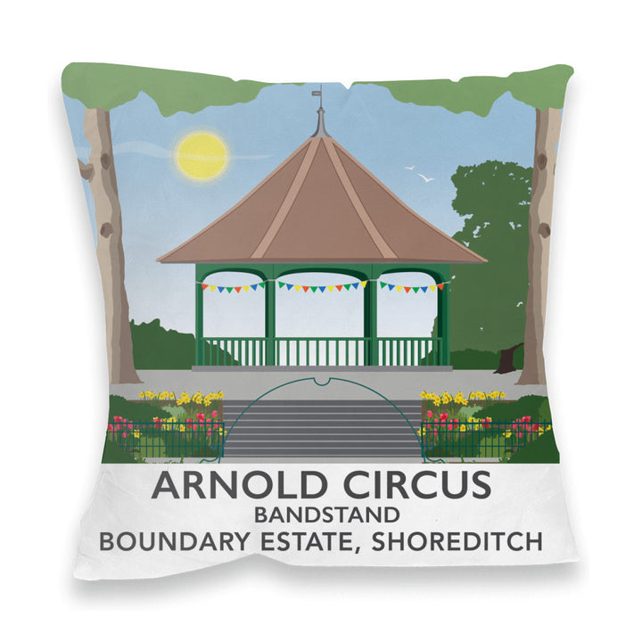 Arnold Circus Bandstand, Shoreditch, London Fibre Filled Cushion