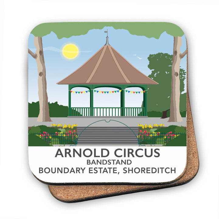 Arnold Circus Bandstand, Shoreditch, London MDF Coaster
