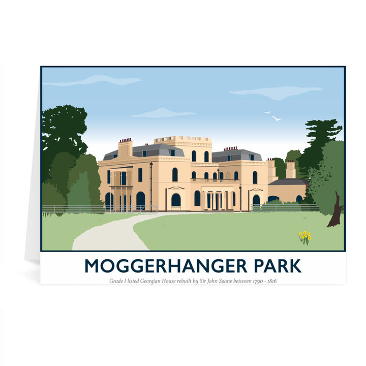 Moggerhanger Park, Sandy, Bedfordshire Greeting Card 7x5