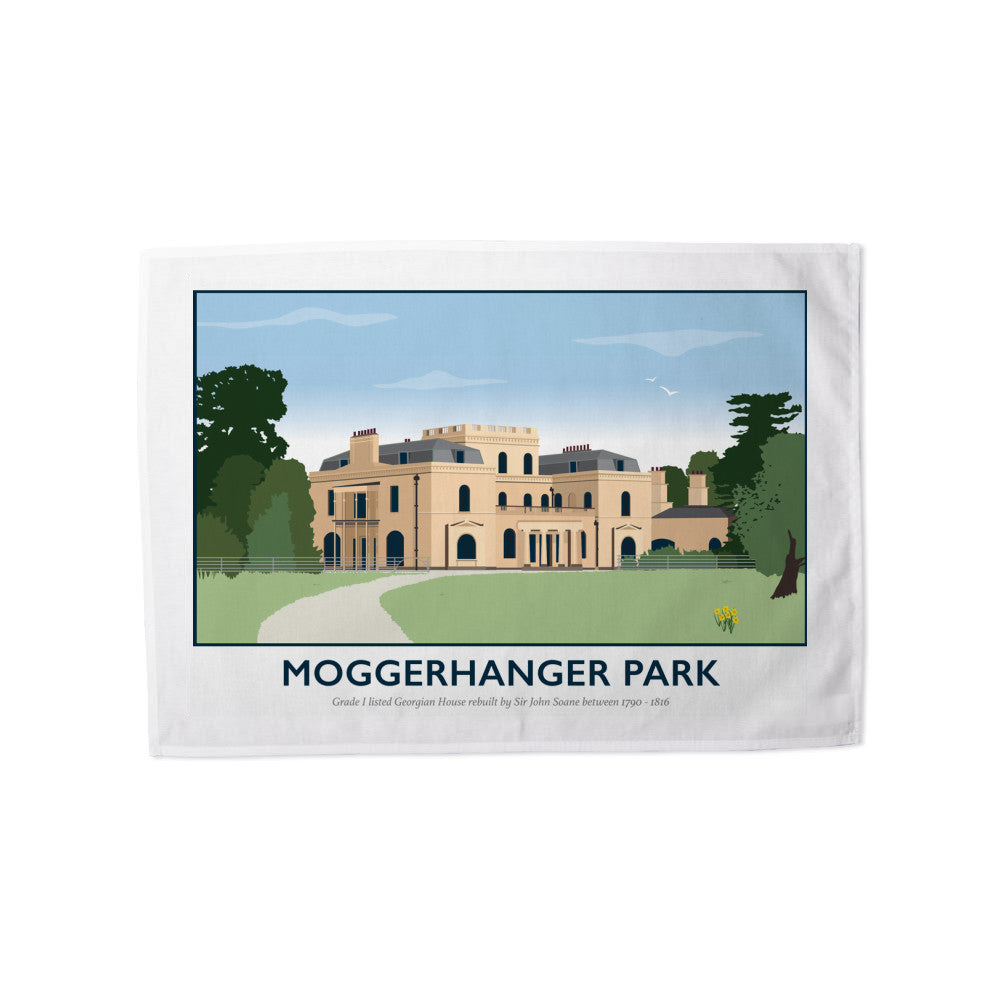 Moggerhanger Park, Sandy, Bedfordshire Tea Towel