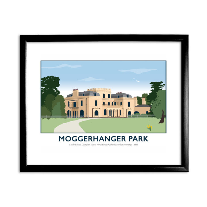 Moggerhanger Park, Sandy, Bedfordshire 11x14 Framed Print (Black)