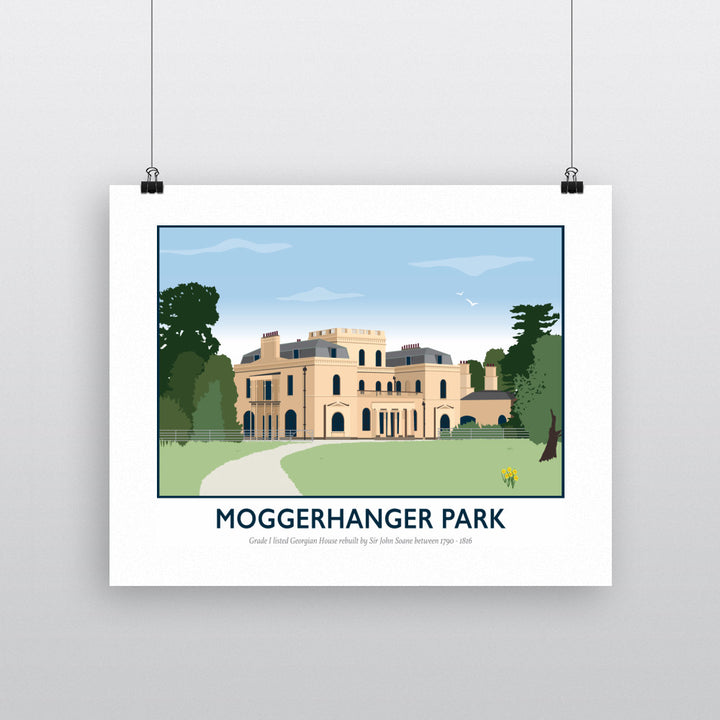 Moggerhanger Park, Sandy, Bedfordshire 90x120cm Fine Art Print