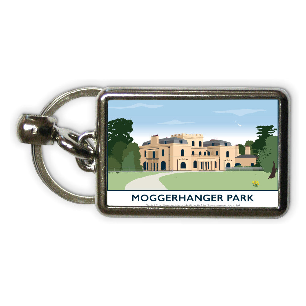 Moggerhanger Park, Sandy, Bedfordshire Metal Keyring