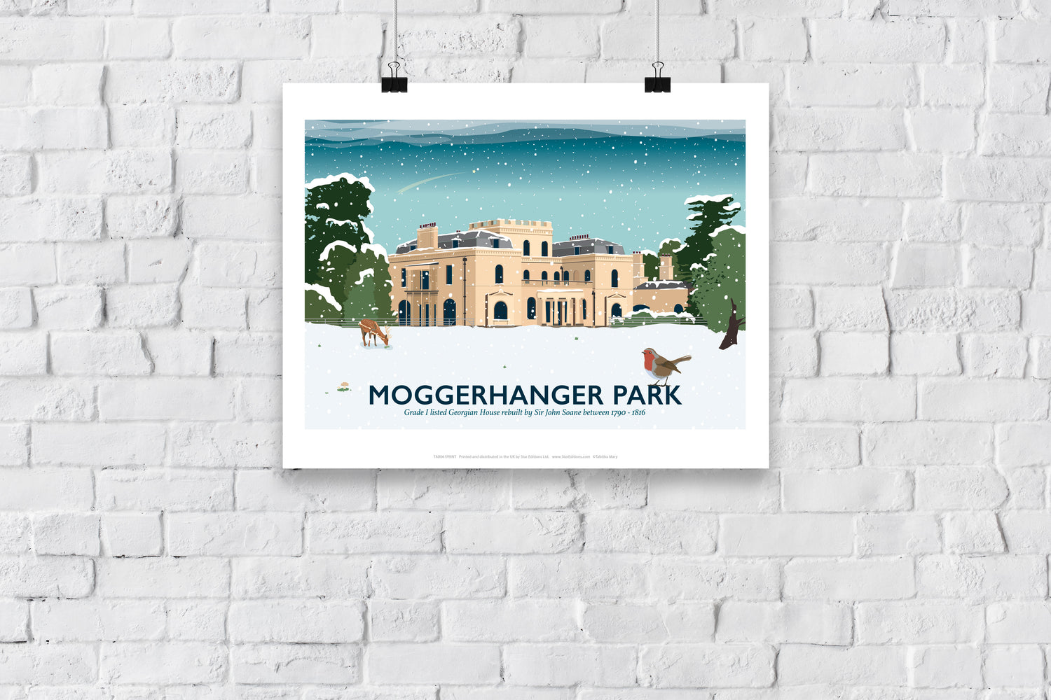 Moggerhanger Park, Sandy, Bedfordshire - Art Print