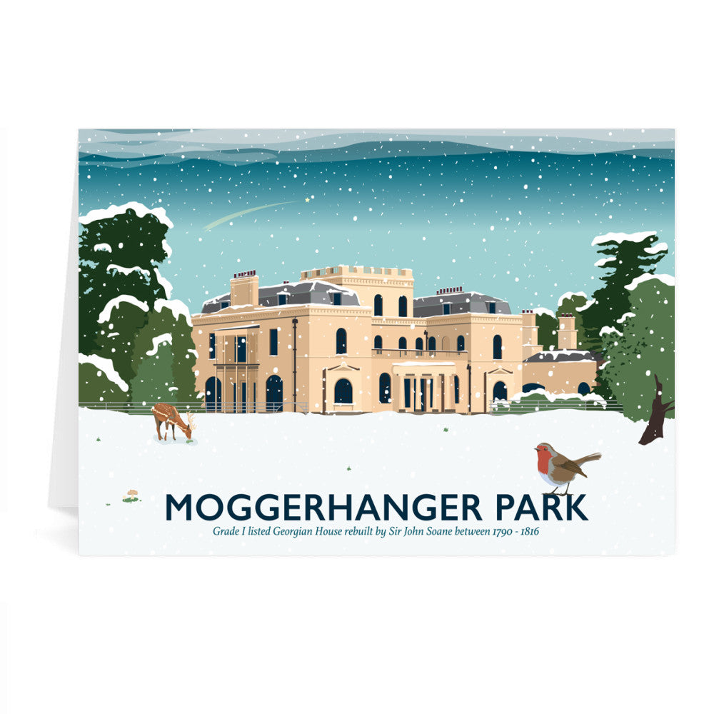 Moggerhanger Park, Sandy, Bedfordshire Greeting Card 7x5