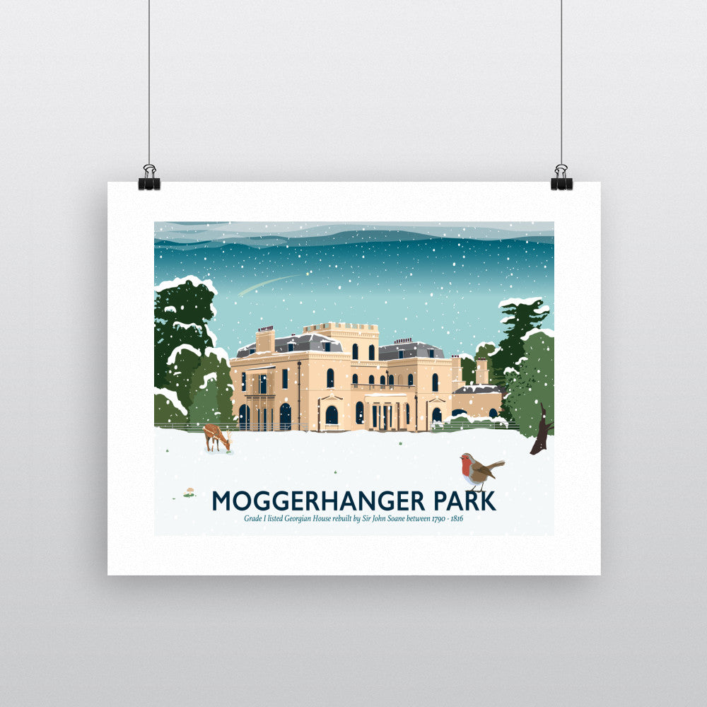 Moggerhanger Park, Sandy, Bedfordshire 90x120cm Fine Art Print