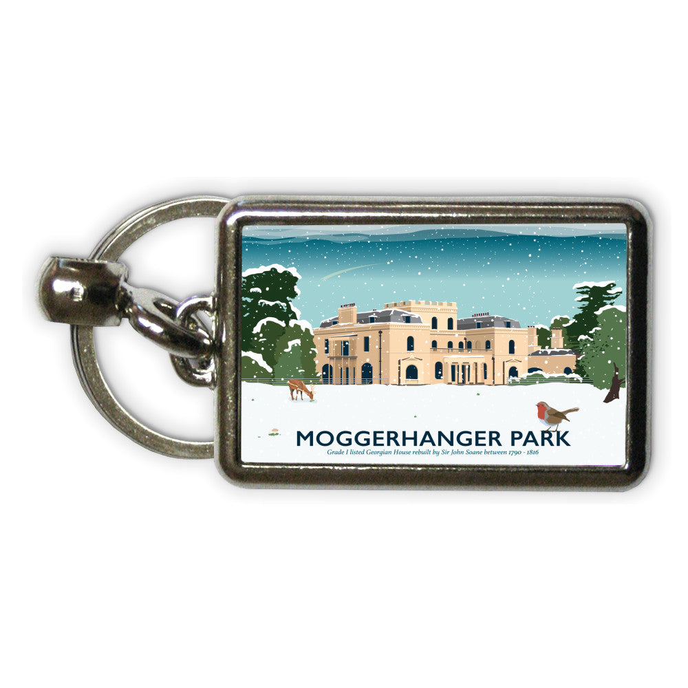Moggerhanger Park, Sandy, Bedfordshire Metal Keyring