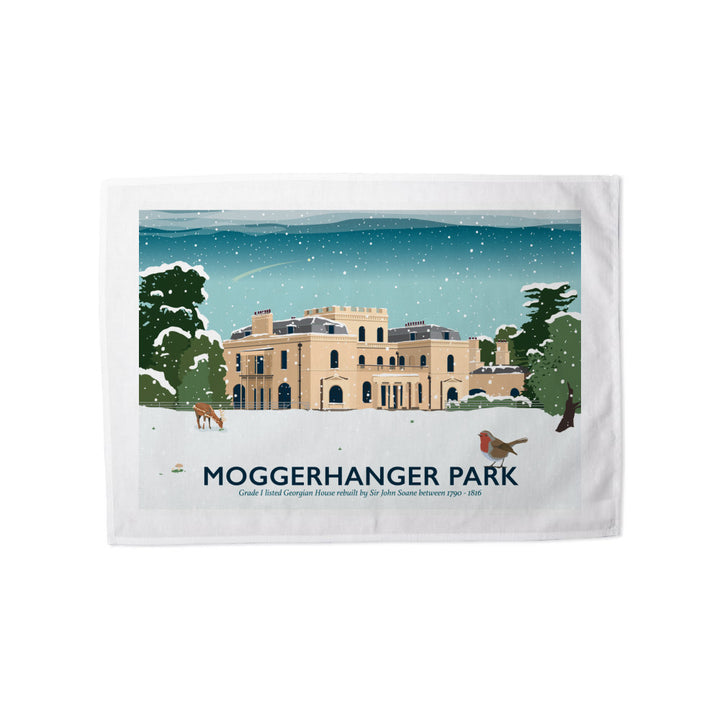 Moggerhanger Park, Sandy, Bedfordshire Tea Towel
