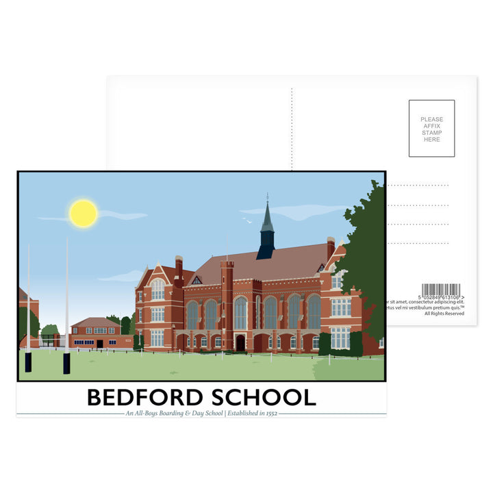 Bedford School, Bedfordshire Postcard Pack