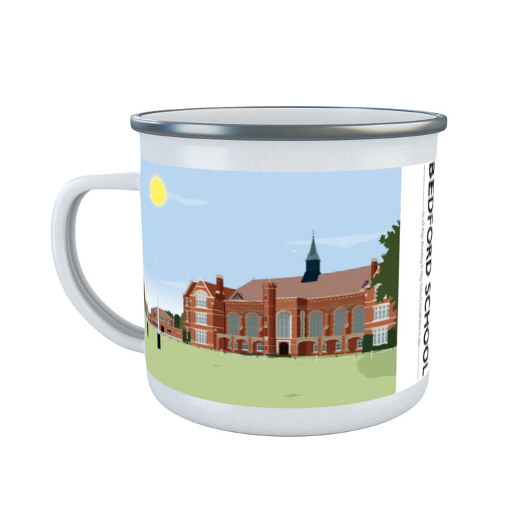 Bedford School, Bedfordshire Enamel Mug