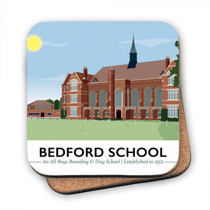 Bedford School, Bedfordshire MDF Coaster