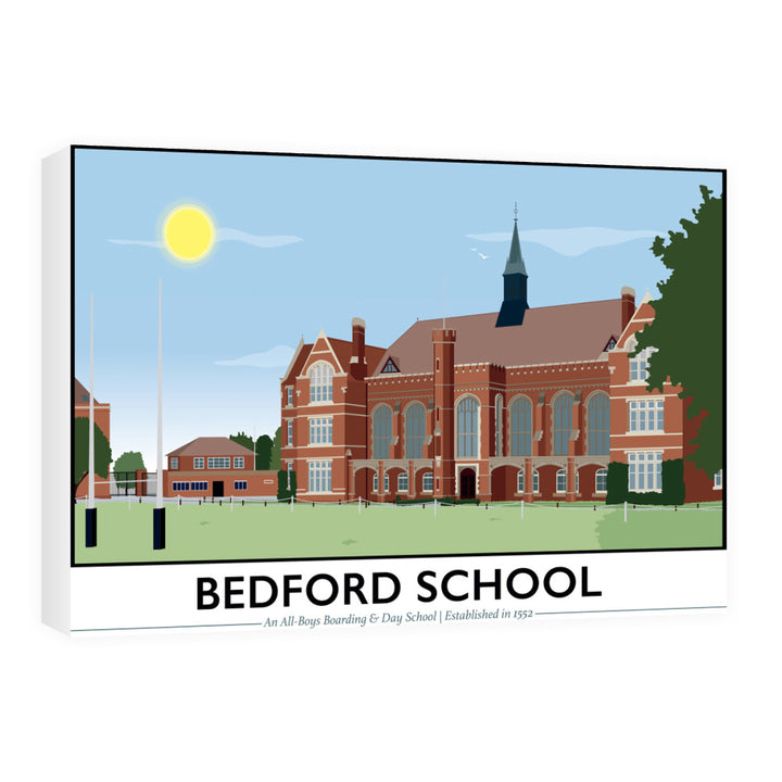 Bedford School, Bedfordshire 60cm x 80cm Canvas