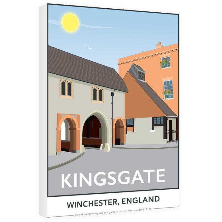 Kingsgate, Winchester, Hampshire 60cm x 80cm Canvas