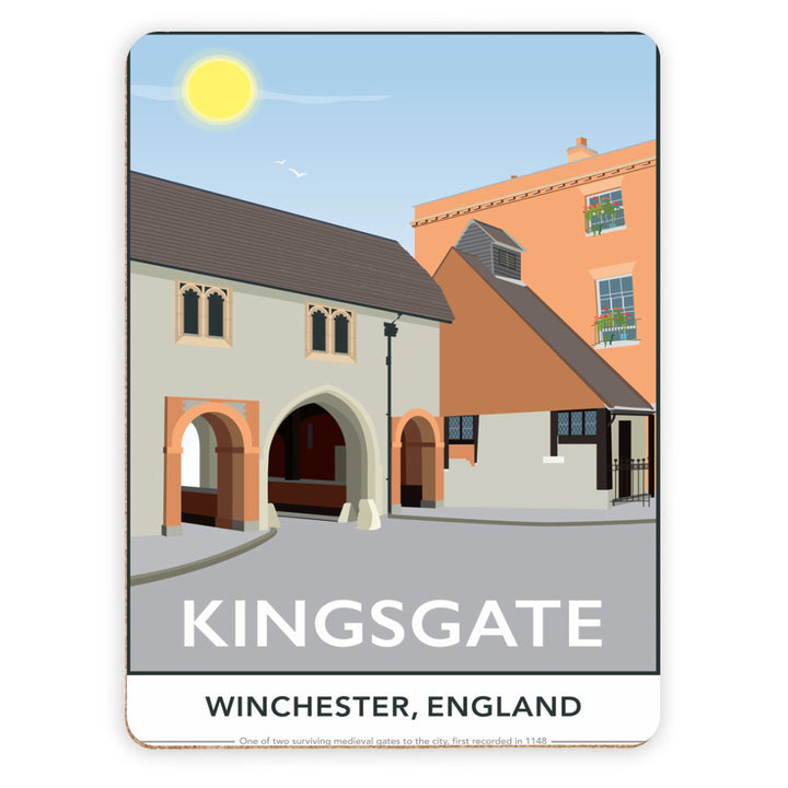 Kingsgate, Winchester, Hampshire Placemat