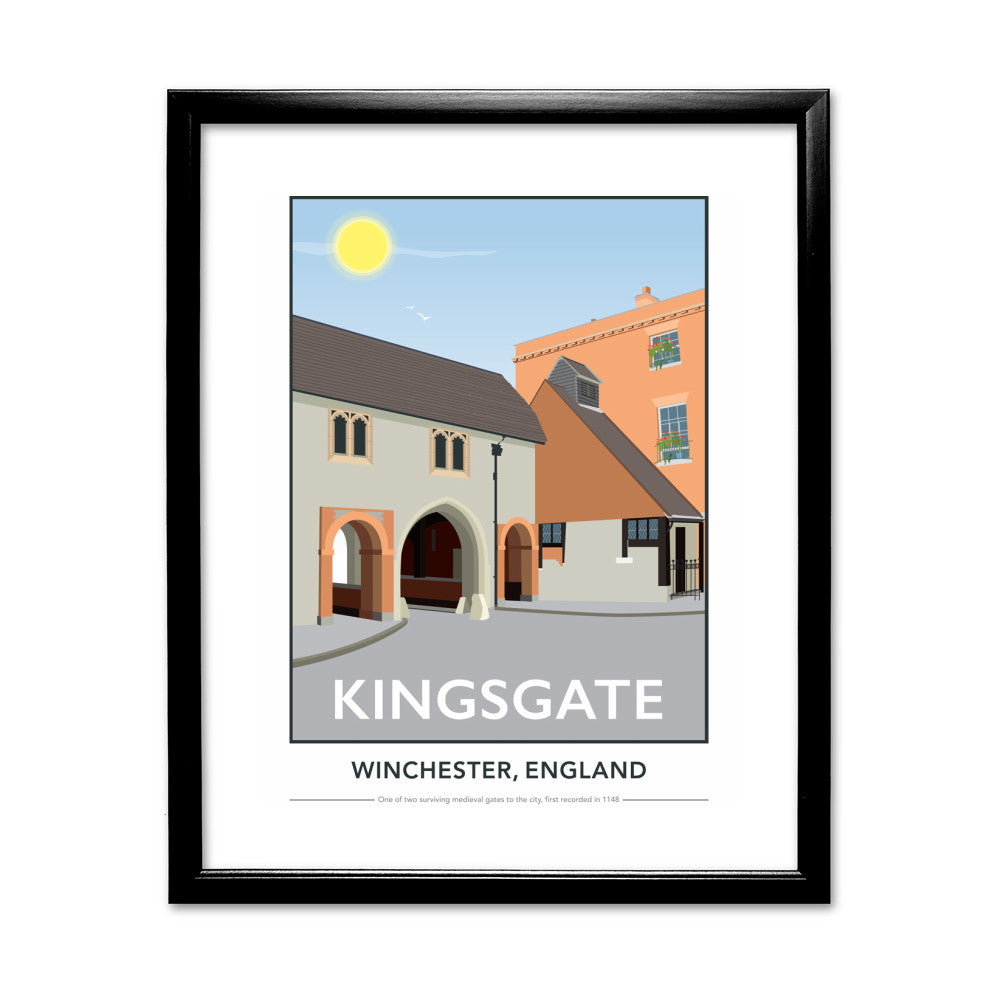 Kingsgate, Winchester, Hampshire - Art Print