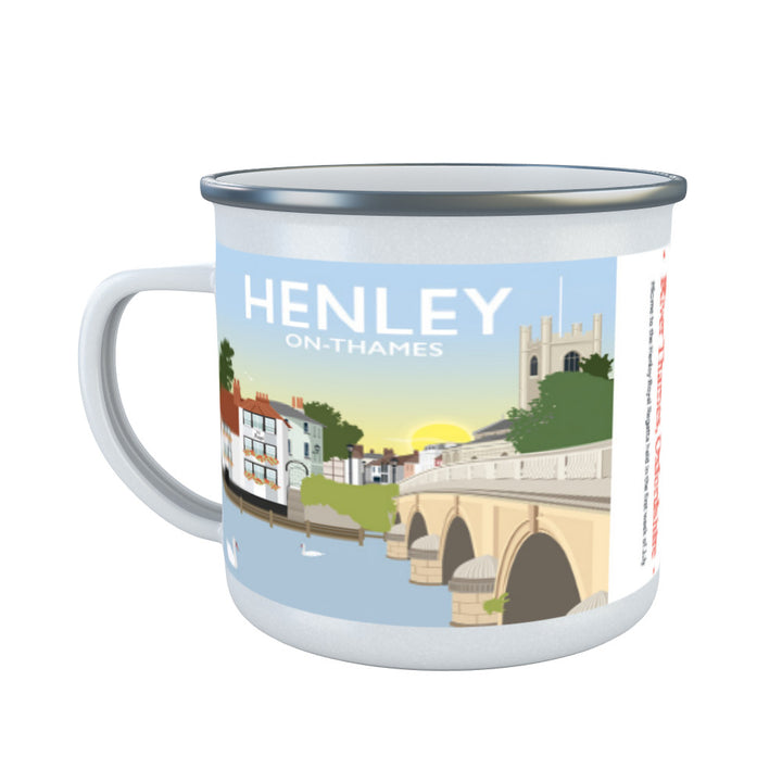 Henley on Thames, Henley On Thames, Oxfordshire Enamel Mug