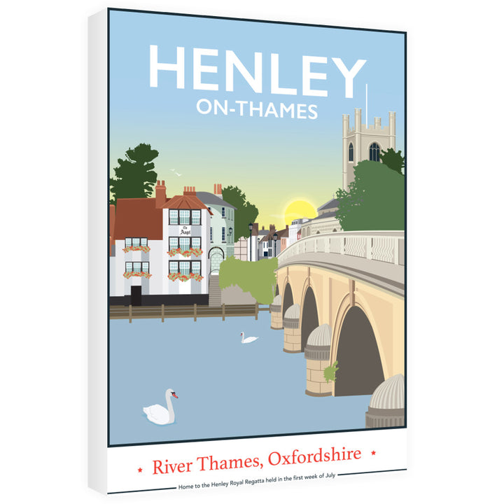 Henley on Thames, Henley On Thames, Oxfordshire 60cm x 80cm Canvas
