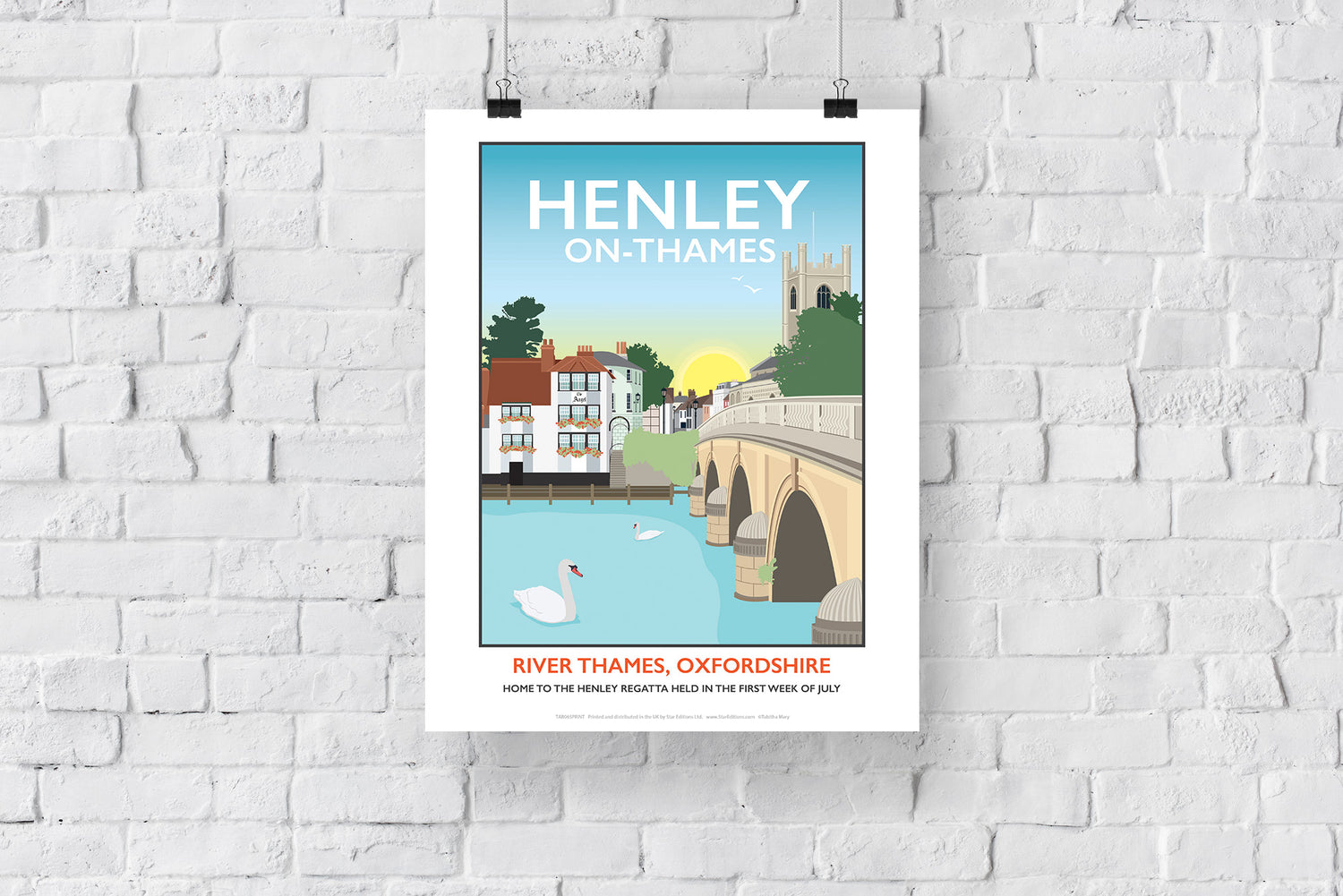 Henley on Thames, Henley On Thames, Oxfordshire - Art Print