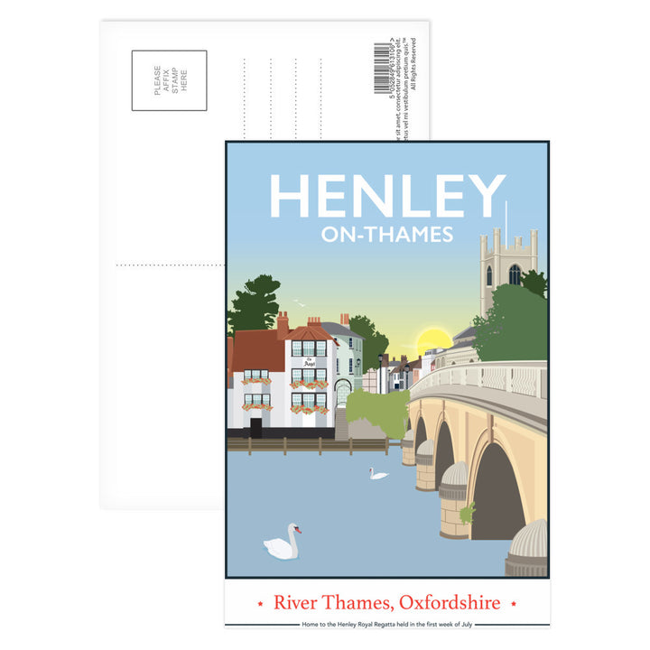 Henley on Thames, Henley On Thames, Oxfordshire Postcard Pack