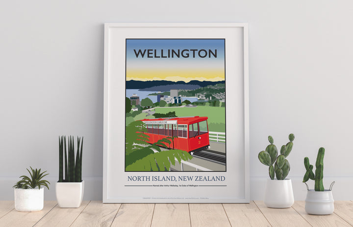 Wellington, North Island, New Zealand - Art Print