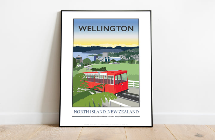 Wellington, North Island, New Zealand - Art Print