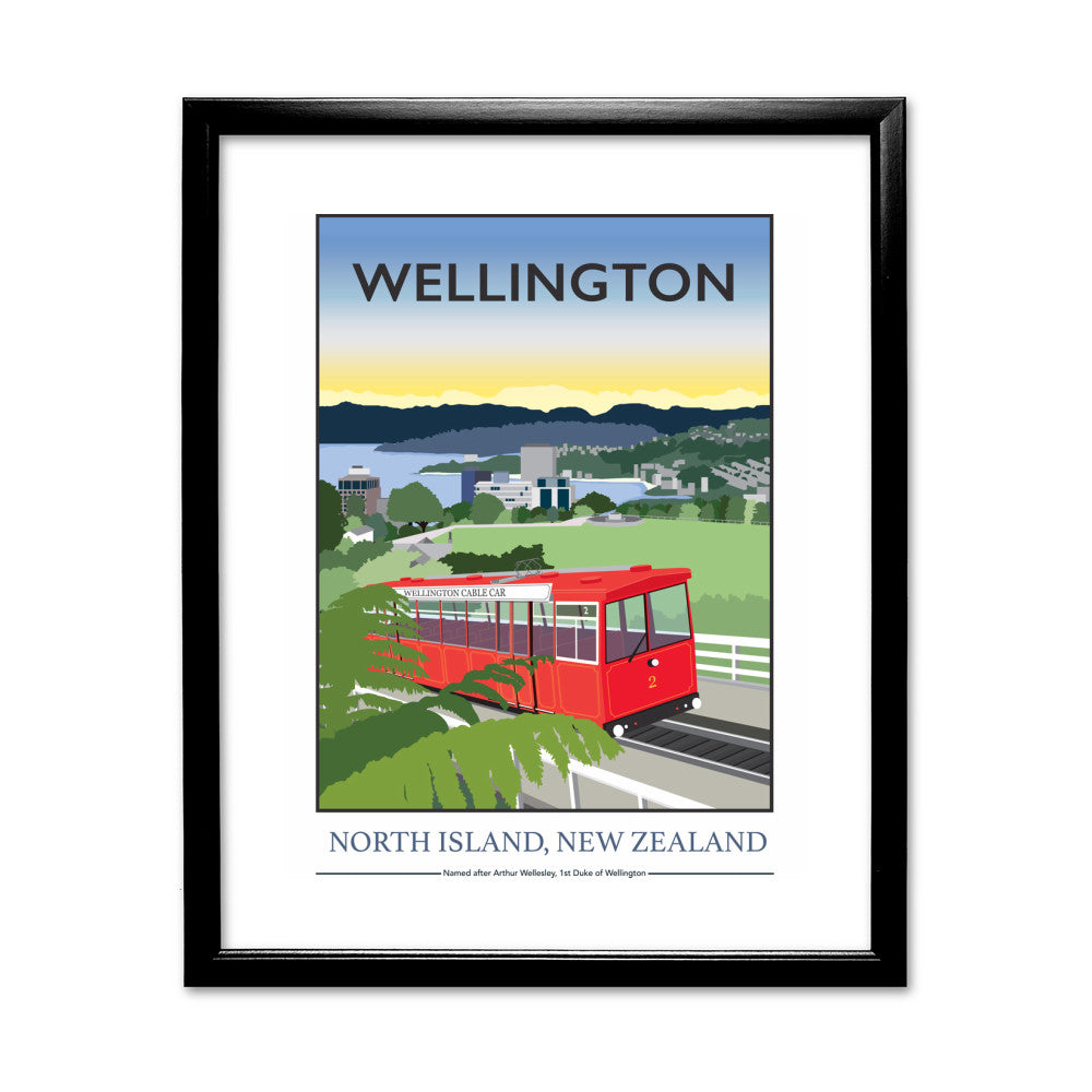 Wellington, North Island, New Zealand - Art Print