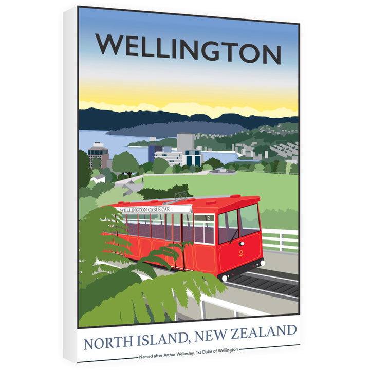 Wellington, North Island, New Zealand 60cm x 80cm Canvas