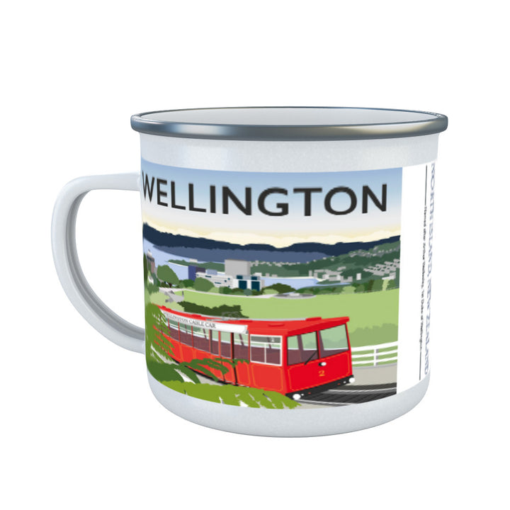 Wellington, North Island, New Zealand Enamel Mug