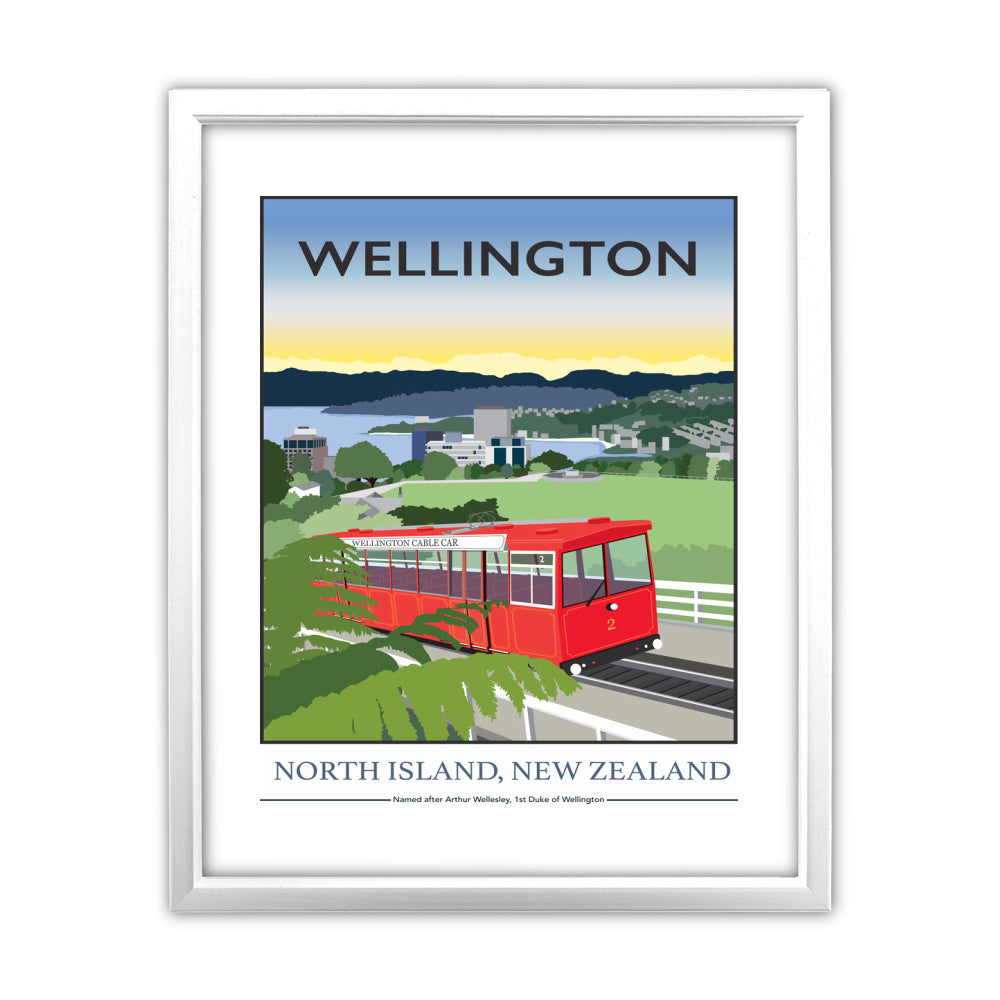 Wellington, North Island, New Zealand - Art Print