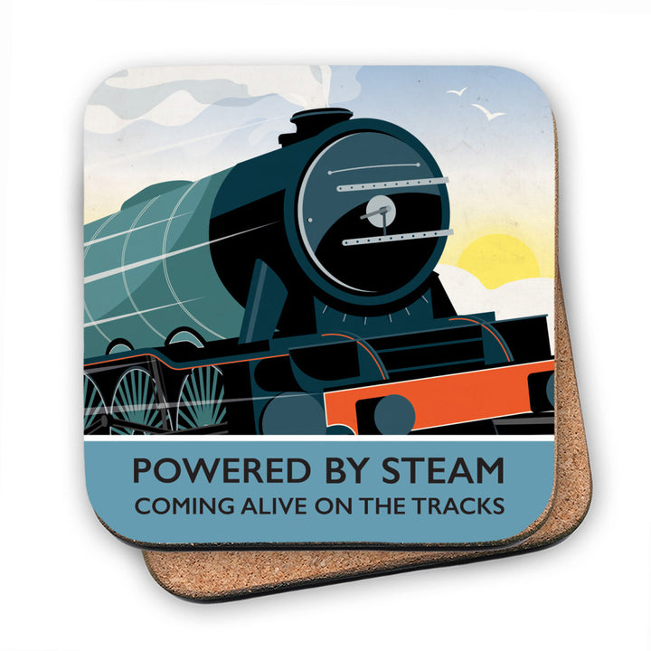 Powered By Steam, MDF Coaster