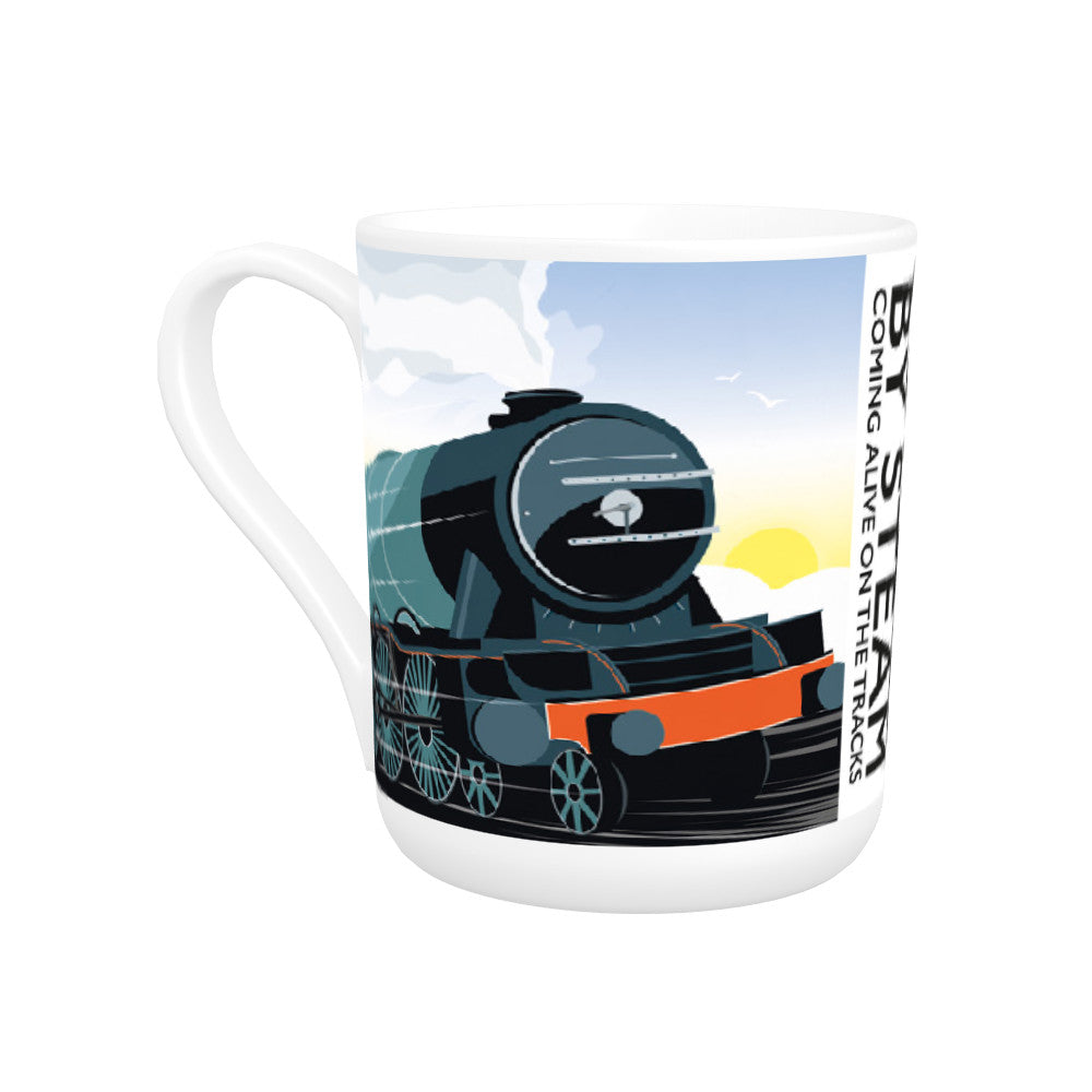 Powered By Steam, Bone China Mug