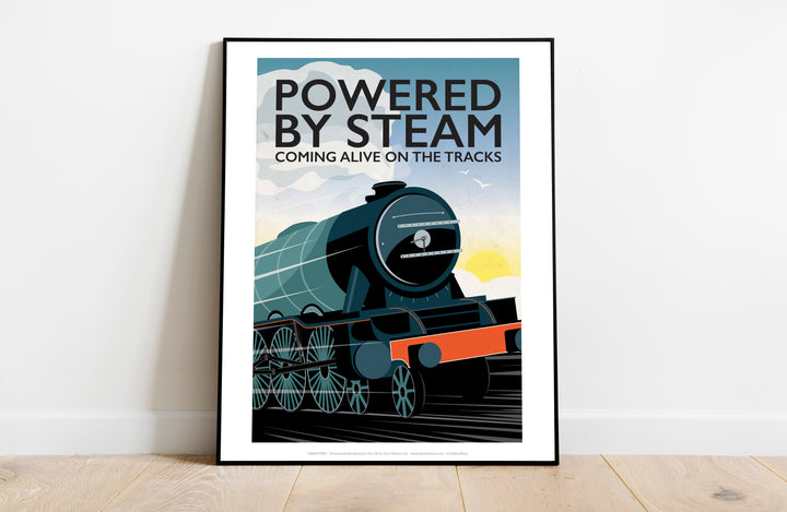 Powered By Steam, - Art Print