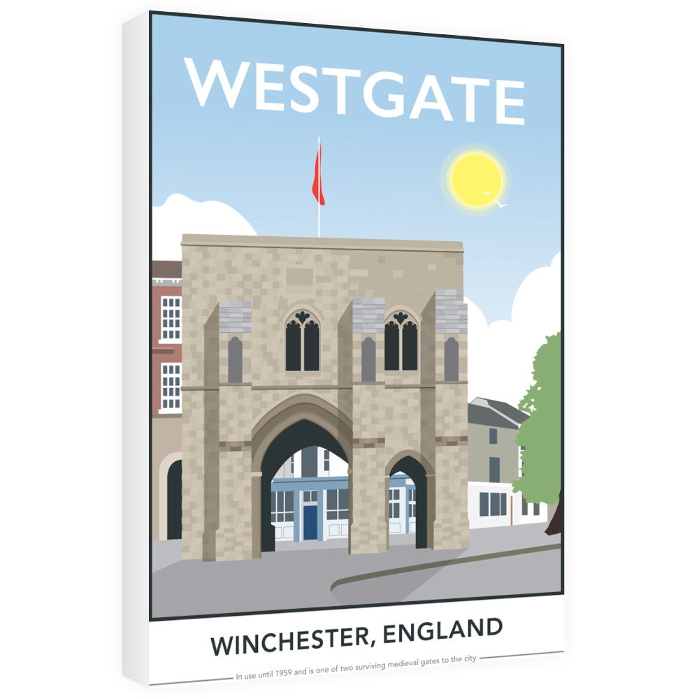 Westgate, Winchester, Hampshire 60cm x 80cm Canvas
