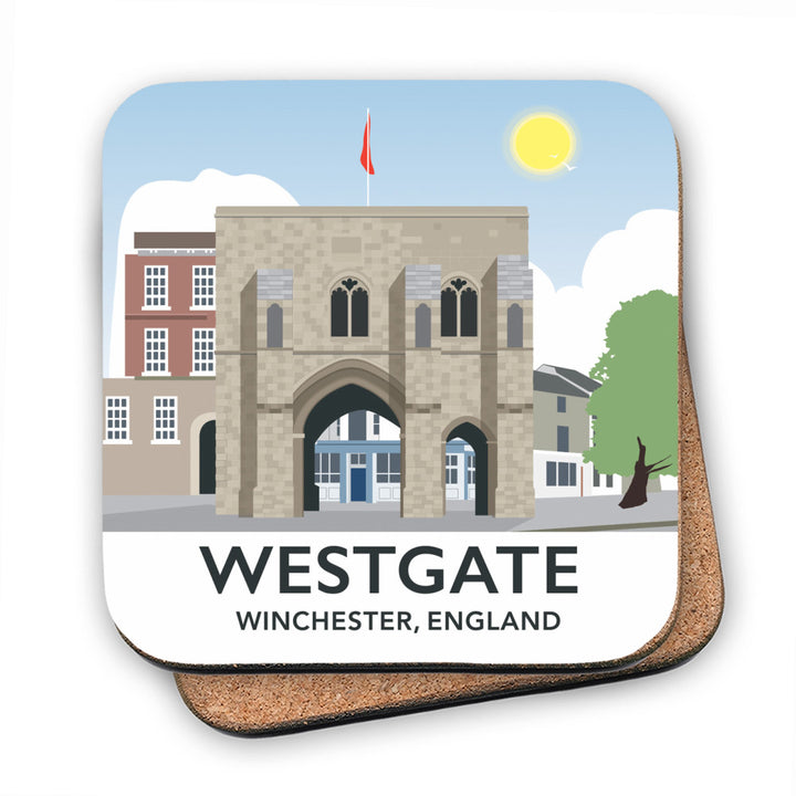 Westgate, Winchester, Hampshire MDF Coaster