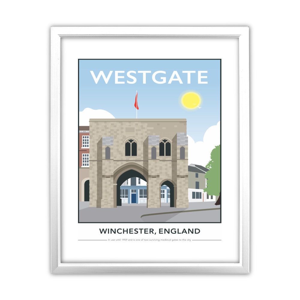 Westgate, Winchester, Hampshire - Art Print