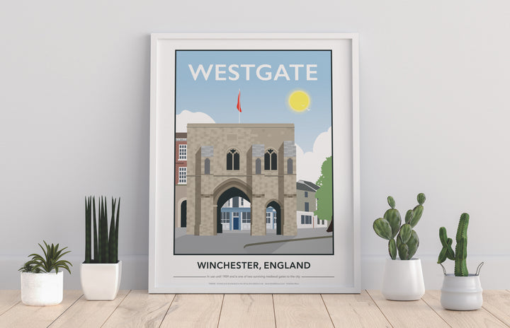 Westgate, Winchester, Hampshire - Art Print