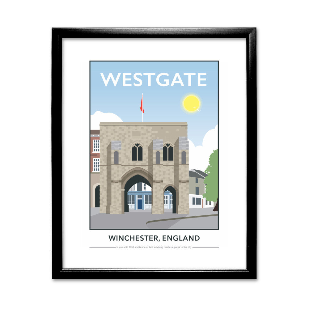 Westgate, Winchester, Hampshire - Art Print