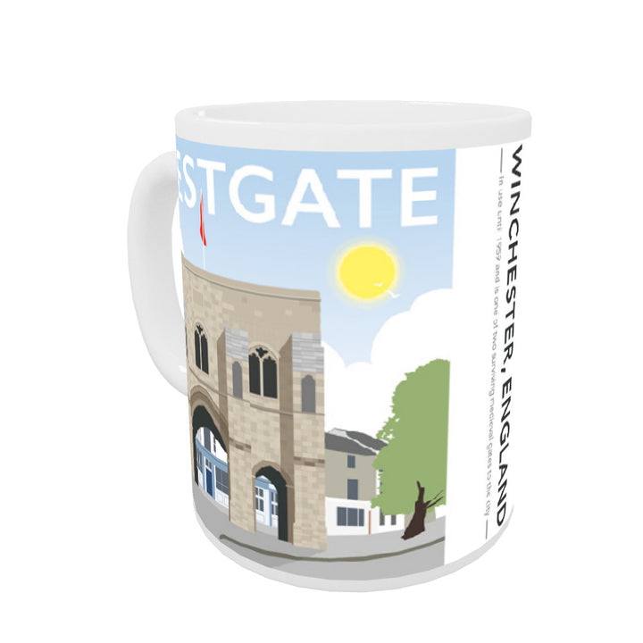 Westgate, Winchester, Hampshire Coloured Insert Mug