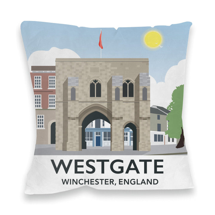 Westgate, Winchester, Hampshire Fibre Filled Cushion