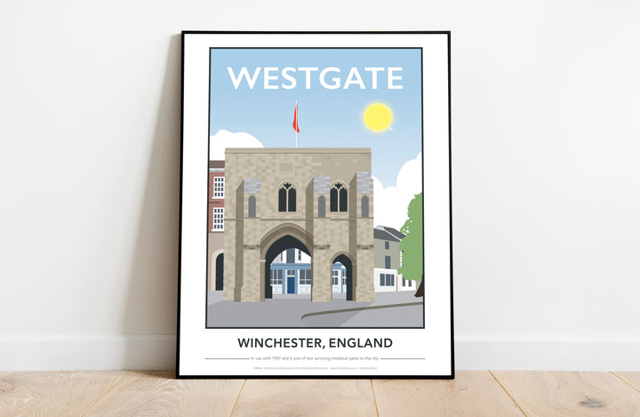 Westgate, Winchester, Hampshire - Art Print
