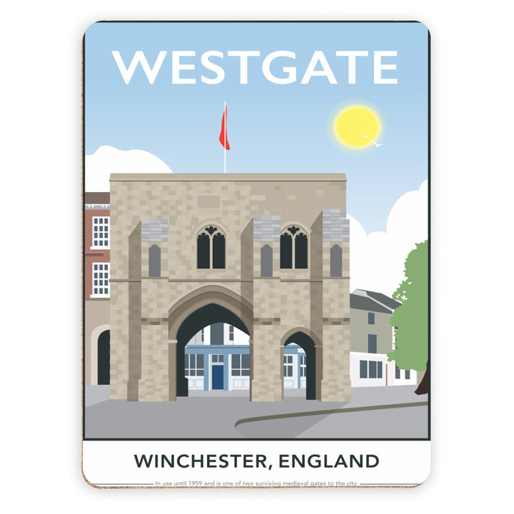 Westgate, Winchester, Hampshire Placemat