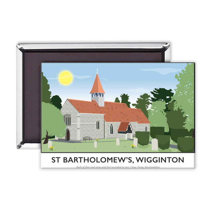 St Bartholomews Church, Wiggington, Hertfordshire Magnet