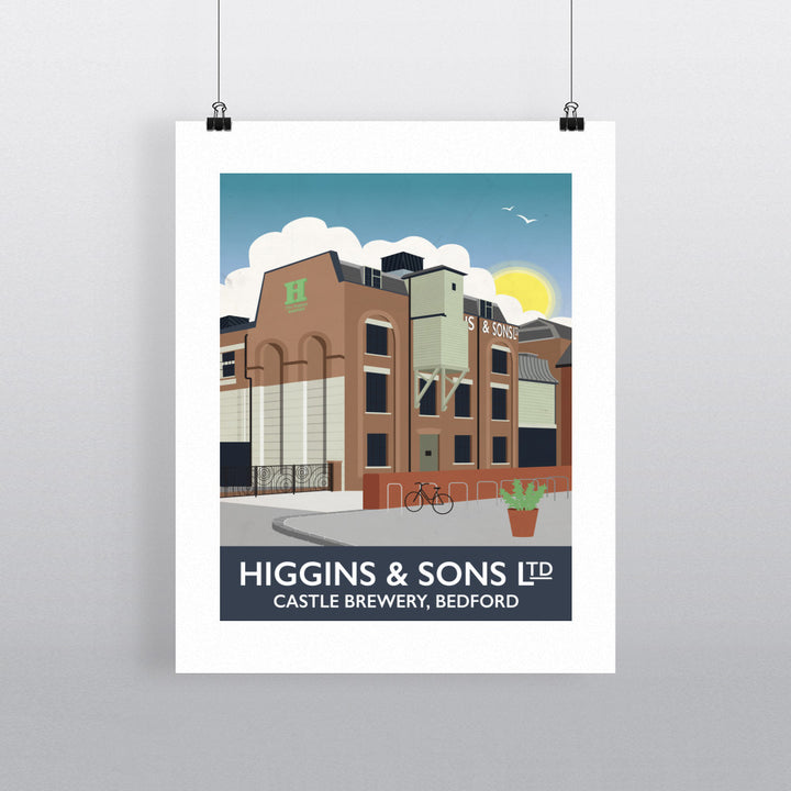Higgins and Sons, Bedford 90x120cm Fine Art Print