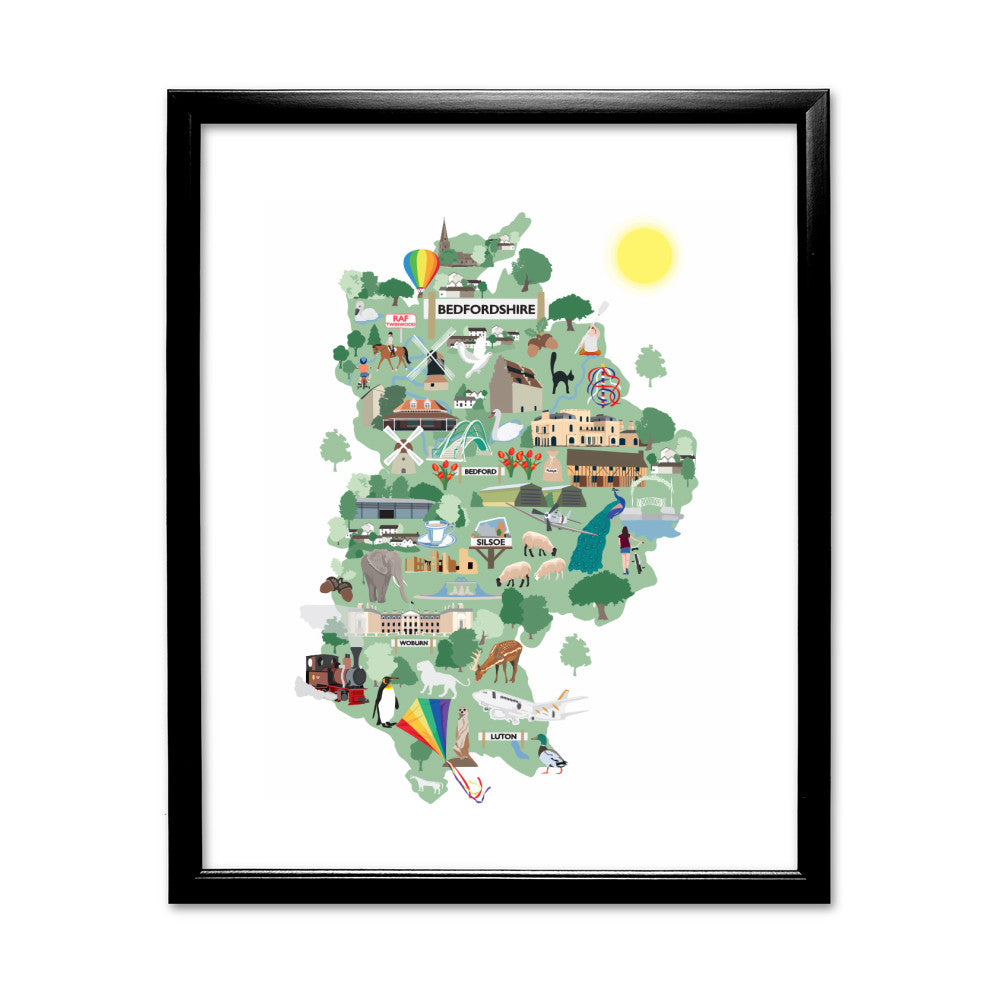 Bedfordshire - Art Print