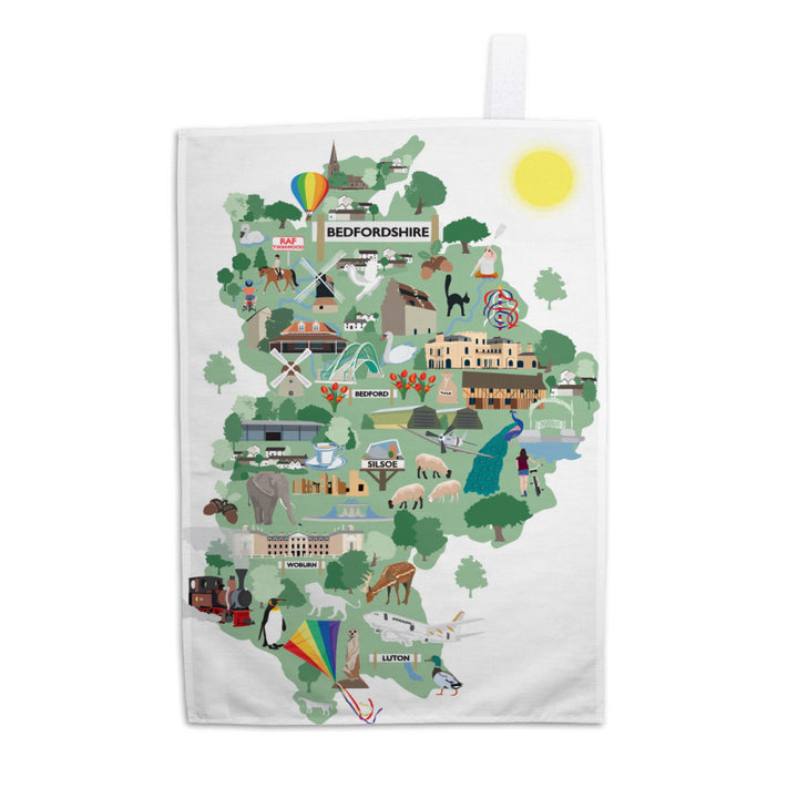 Bedfordshire Tea Towel