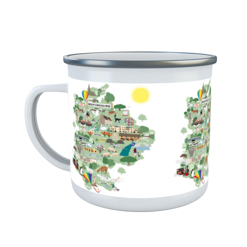 Bedfordshire Enamel Mug
